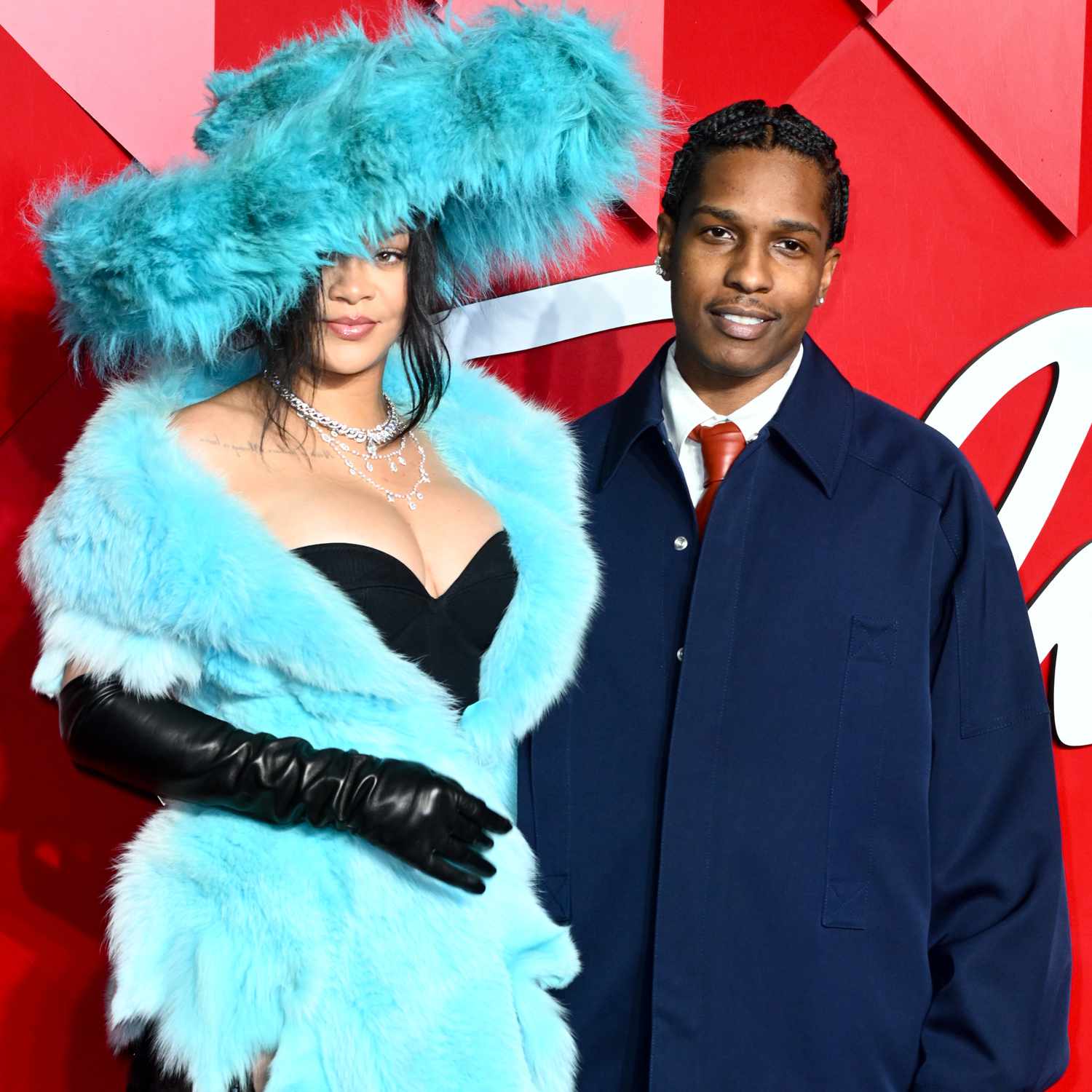 Rihanna, A$AP Rocky at The Fashion Awards 2024 held at the Royal Albert Hall on December 02, 2024 in London, United Kingdom