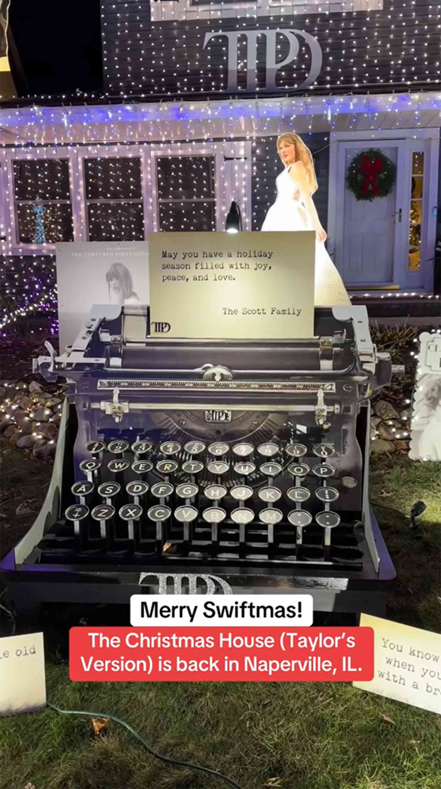 Merry Swiftmas! What if I told you the Christmas House in Naperville, Illinois is back