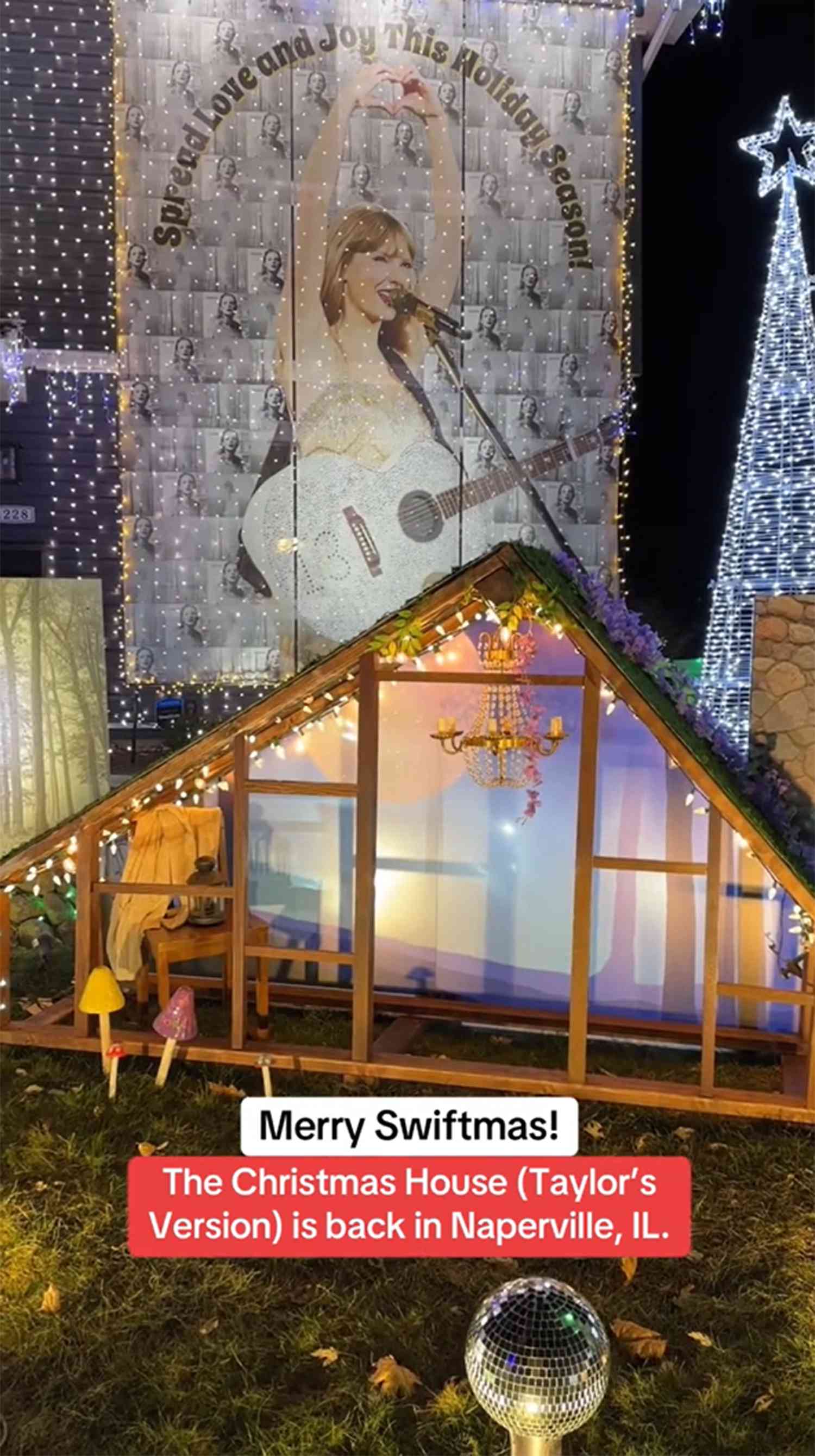 Merry Swiftmas! What if I told you the Christmas House in Naperville, Illinois is back