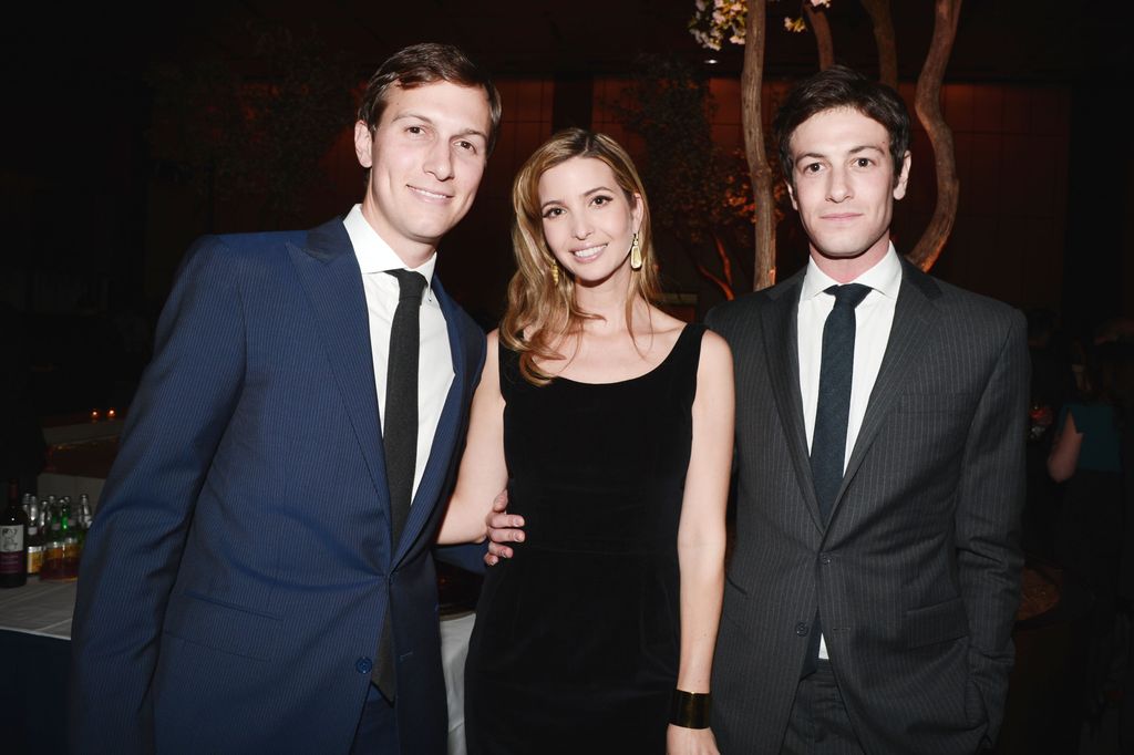 Jared Kushner, Ivanka Trump and Joshua Kushner attend The New York Observer 25th Anniversary at Four Seasons Restaurant on March 14, 2013 in New York City