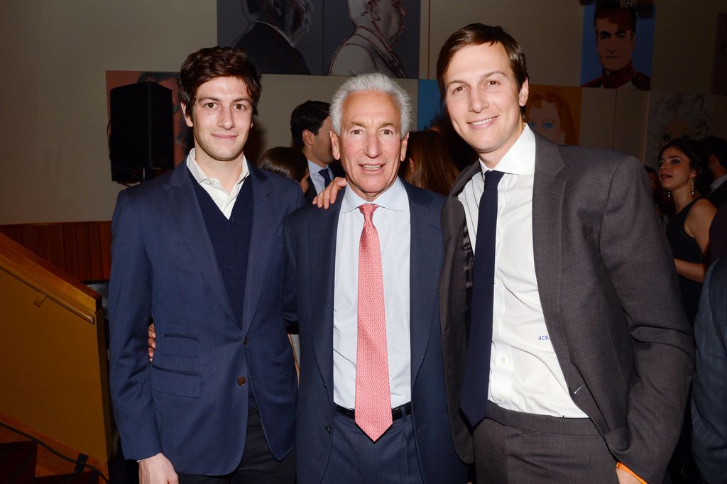 Josh Kushner, Charles Kushner and Jared Kushner attend The New York Observer's New Look Hosted by Jared Kushner and Joseph Meyer at Casa Lever on April 1, 2014 in New York