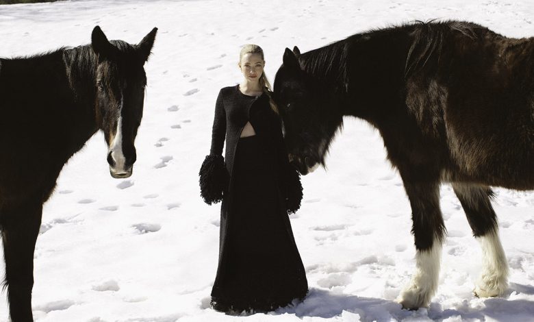 Having 20 years of experience, I’ve earned the shoes that I’m wearing on these sets, says Amanda Seyfried. She was photographed Feb. 21 at her farm in upstate New York.