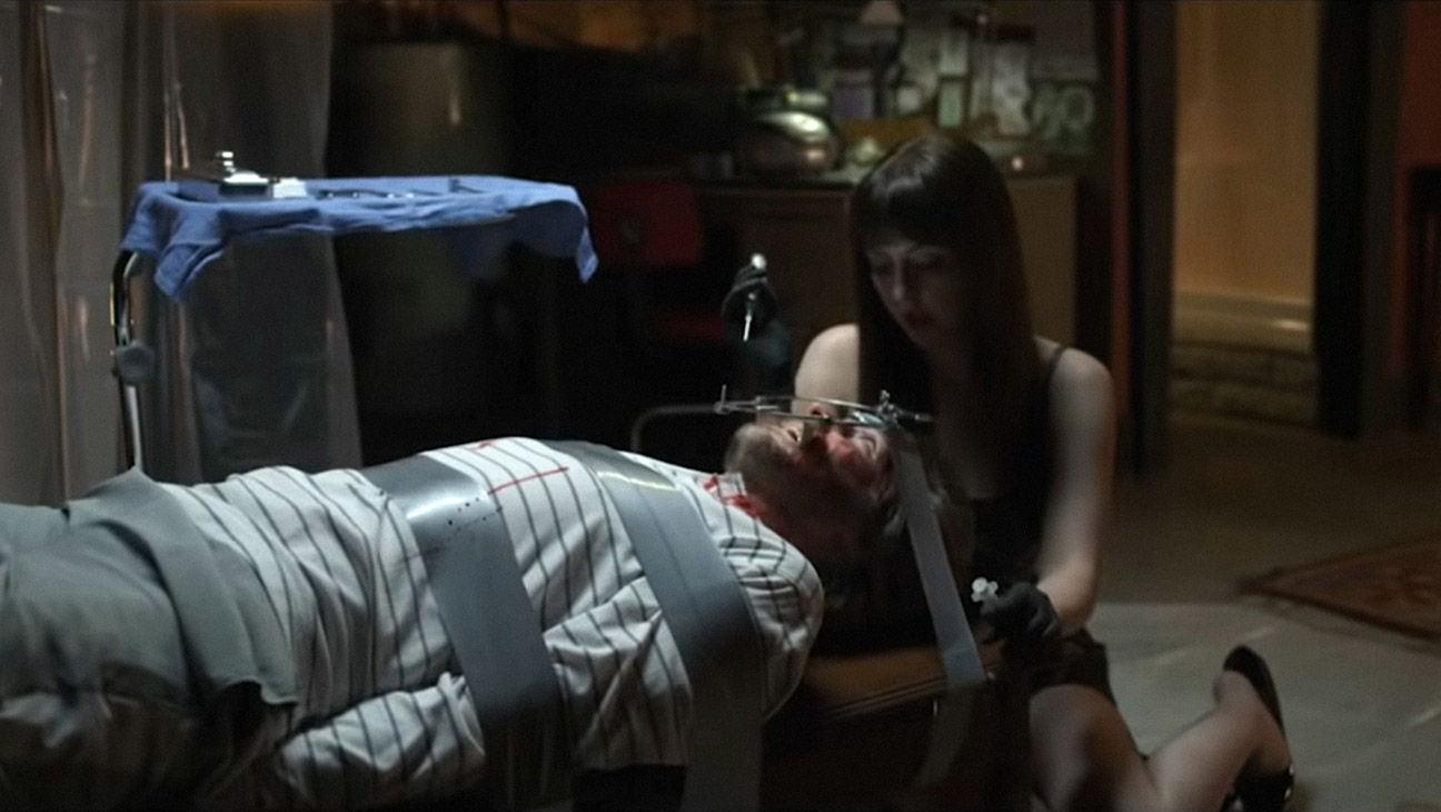 American Mary, from left: David Lovgren, Katharine Isabelle, 2012.