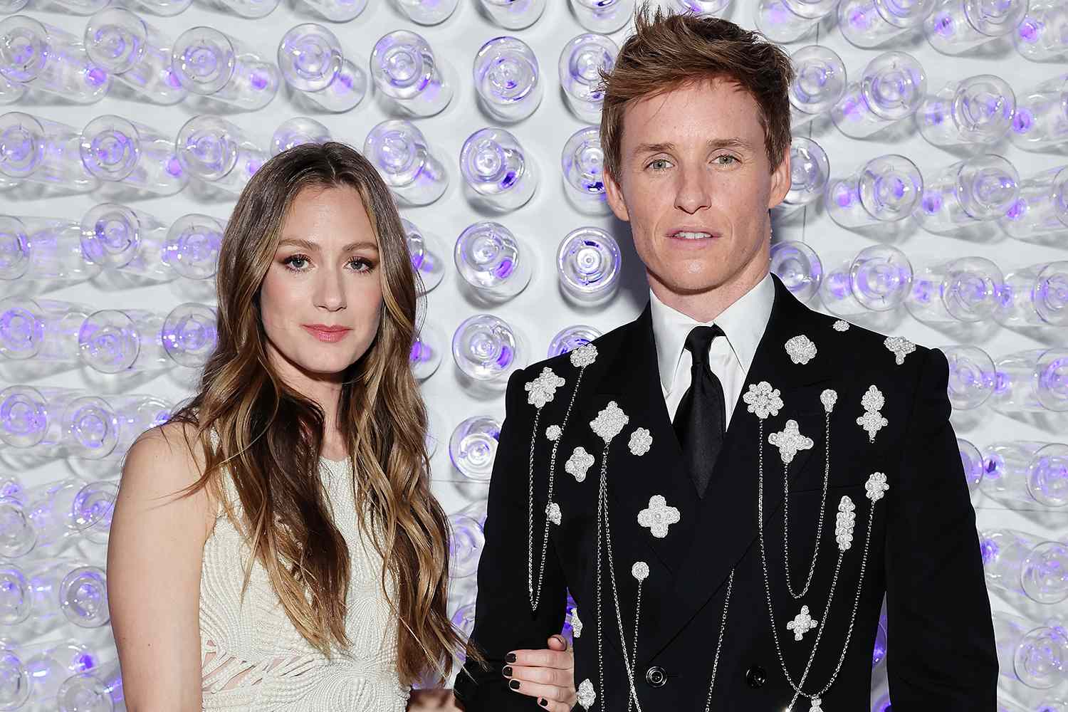 NEW YORK, NEW YORK - MAY 01: (L-R) Hannah Bagshawe and Eddie Redmayne attend The 2023 Met Gala Celebrating "Karl Lagerfeld: A Line Of Beauty" at The Metropolitan Museum of Art on May 01, 2023 in New York City.