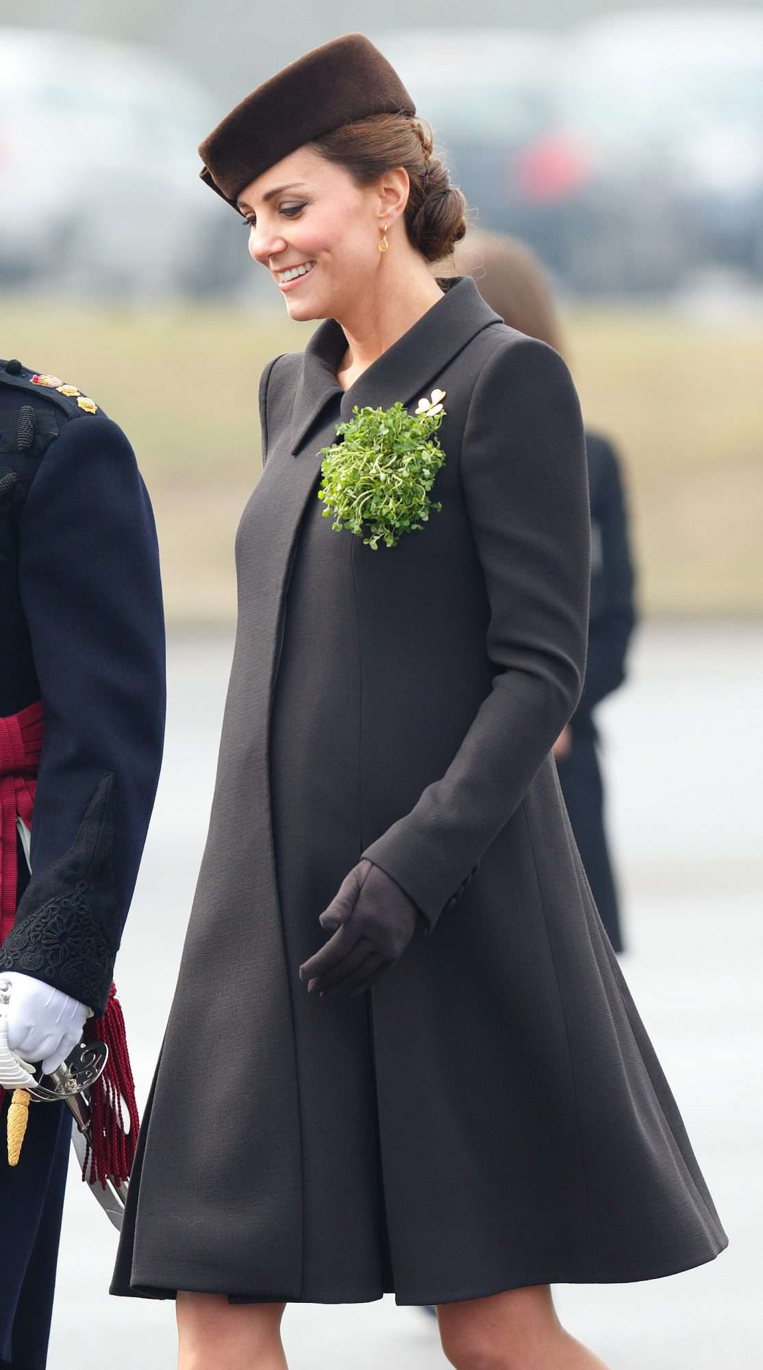 The Duke And Duchess Of Cambridge Attend St Patrick's Day Parade At Mons Barracks