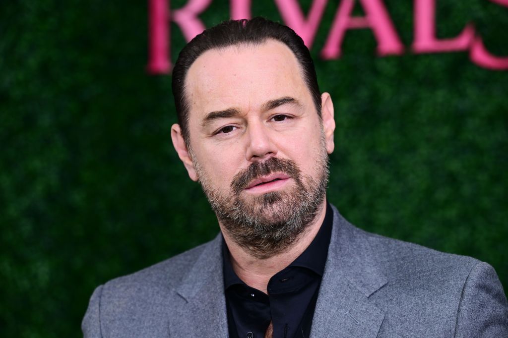 Danny Dyer in a blue suit