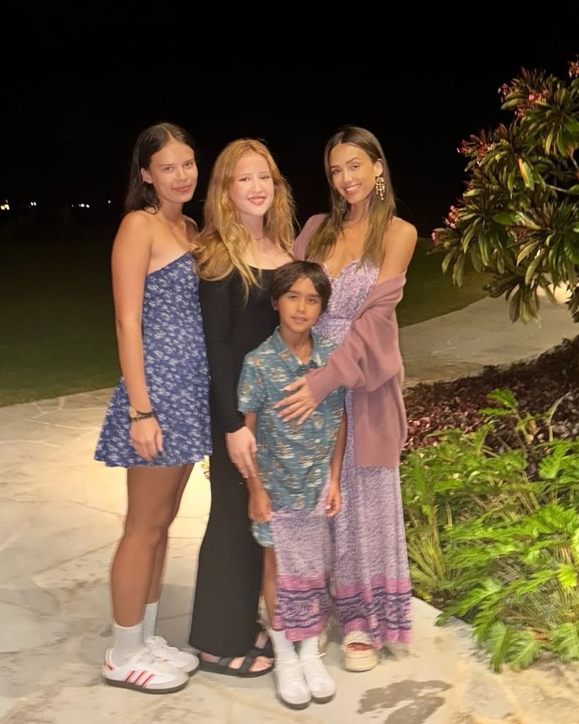 Photo shared by Jessica alba on holiday with her 3 children
