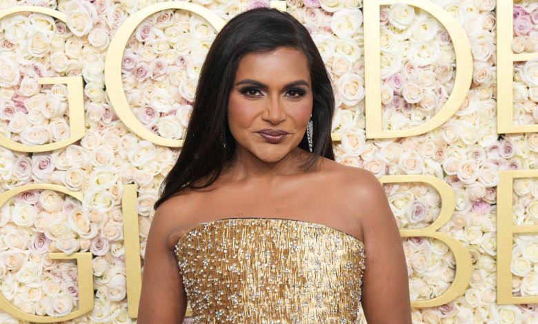 Mindy Kaling during the 82nd Annual Golden Globes held at The Beverly Hilton