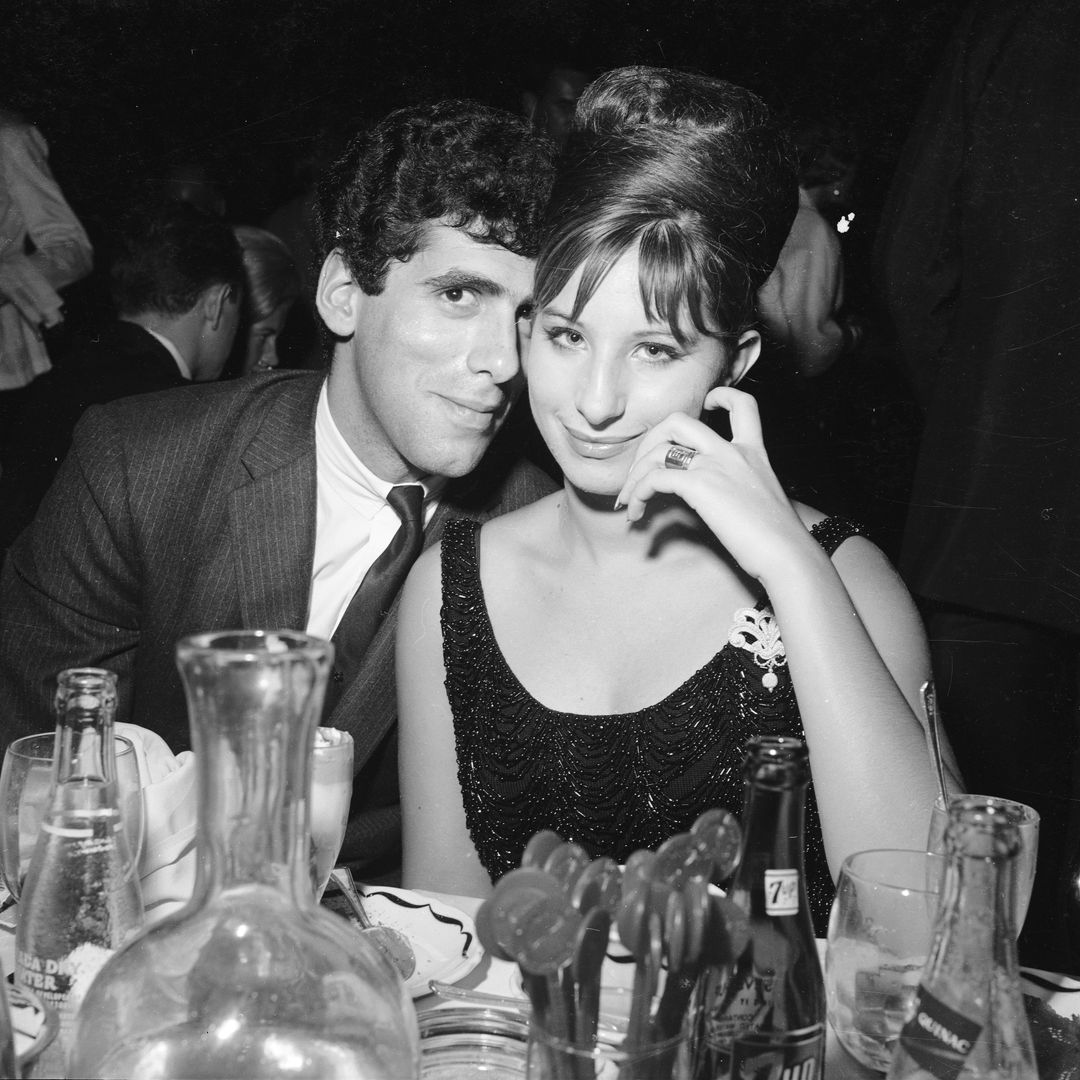 American actress and singer Barbra Streisand with her husband, actor Elliott Gould, attend an event in Los Angeles, circa 1967
