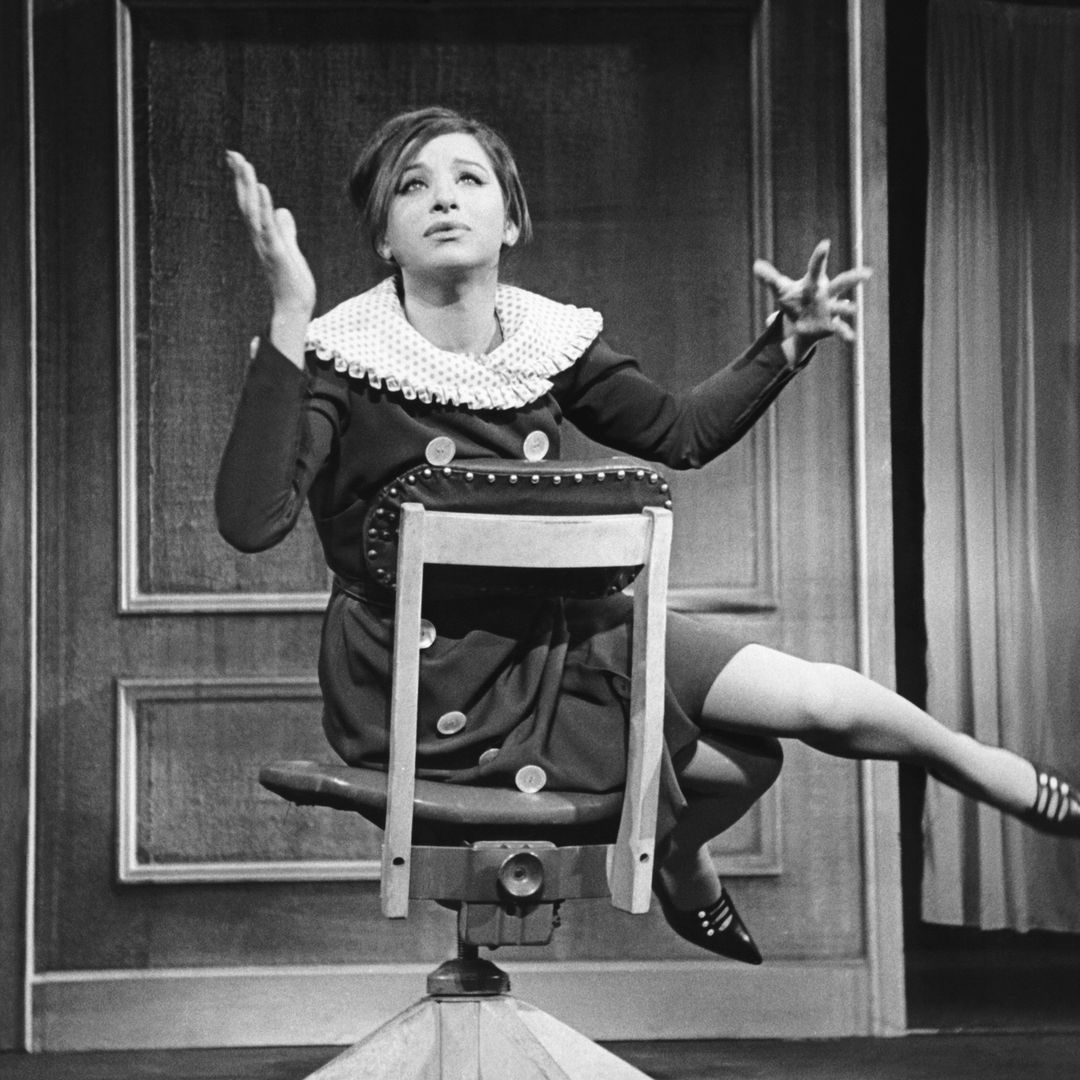 Singer and actress Barbra Streisand at nineteen in her Broadway debut in the musical 'I Can Get It for You Wholesale,' New York, New York, 1962