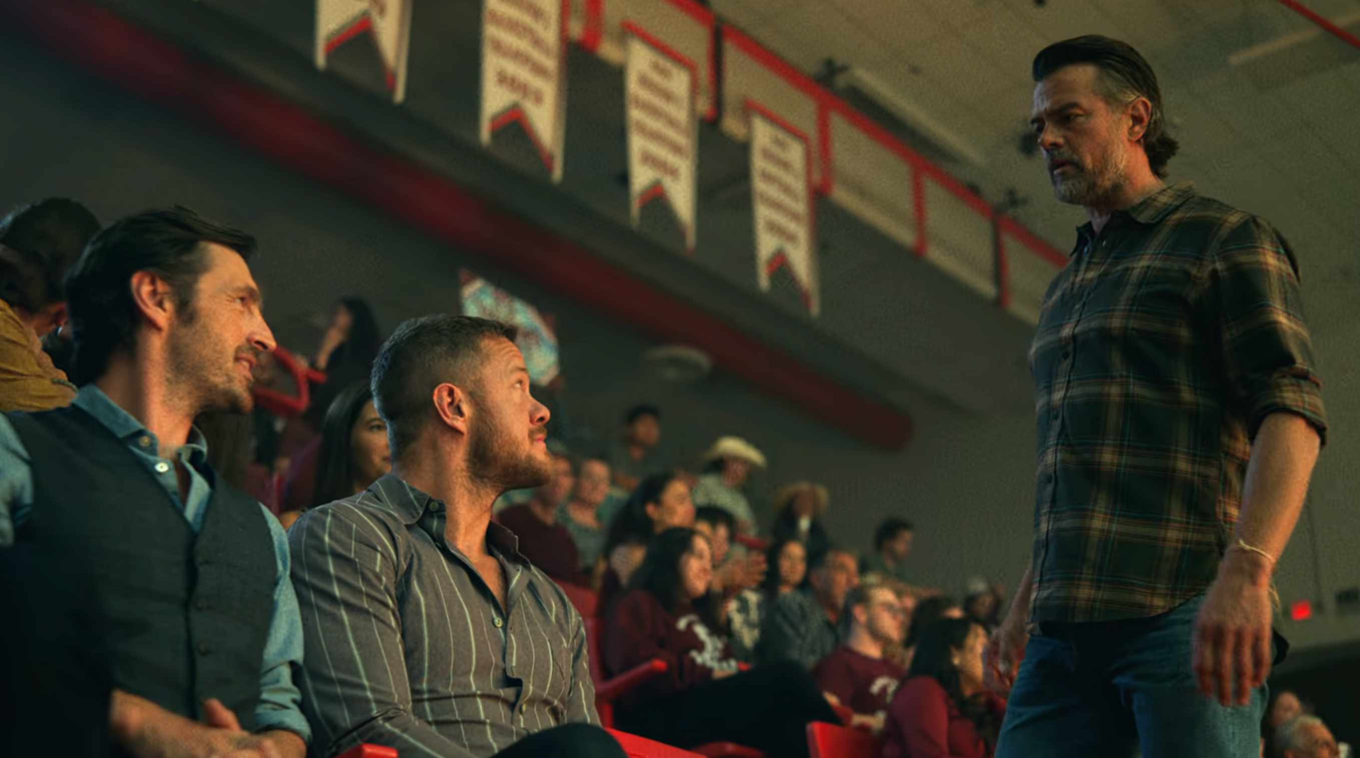 Dan Reynolds and Josh Duhamel in Ransom Canyon