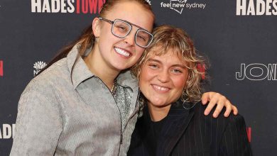 JoJo Siwa and Kath Ebbs attend the Australian premiere of