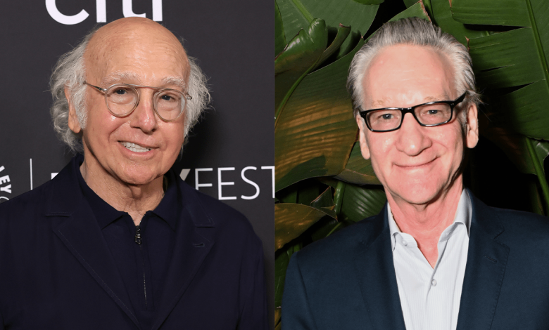Larry David and Bill Maher