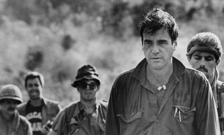 Platoon, Director Oliver Stone on location, 1986