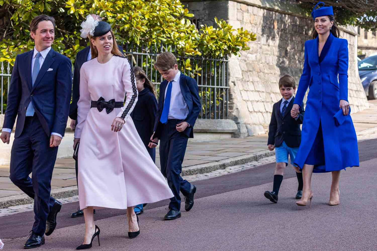 Royal Family Attend Easter Sunday Church Service Windsor