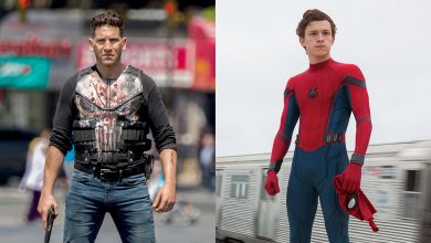 Jon Bernthal as The Punisher and Tom Holland as Spider-Man