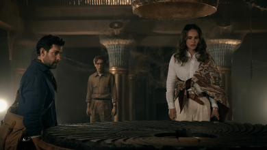 John Krasinski, Domhnall Gleeson and Natalie Portman in