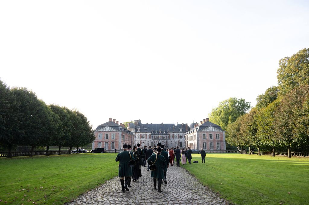 Archduke Alexander's wedding reception at Castel of Beloeil