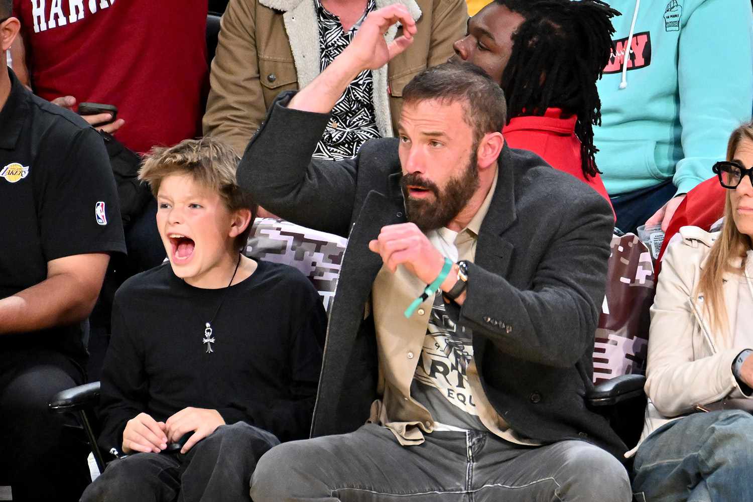 Ben Affleck son samuel basketball 11 10 24