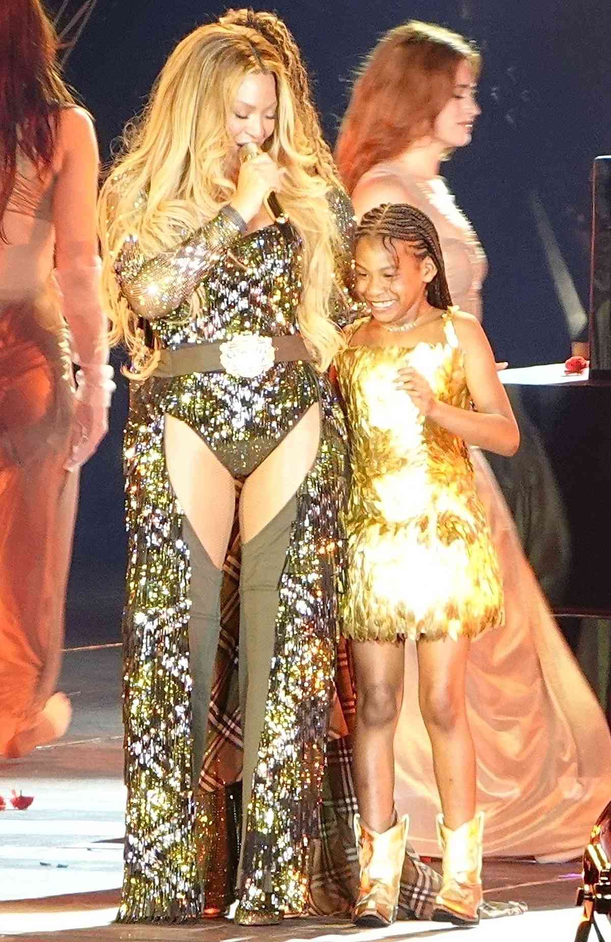 Beyonce puts on a show on day one of her highly anticipated “Cowboy Carter” Tour in Los Angeles. As a surprise, she included her youngest daughter Rumi Carter to the show along with her eldest daughter, Blue Ivy Carter