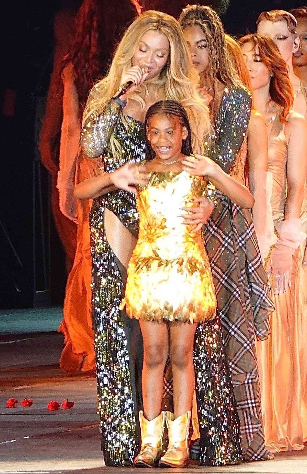 Beyonce puts on a show on day one of her highly anticipated “Cowboy Carter” Tour in Los Angeles. As a surprise, she included her youngest daughter Rumi Carter to the show along with her eldest daughter, Blue Ivy Carter