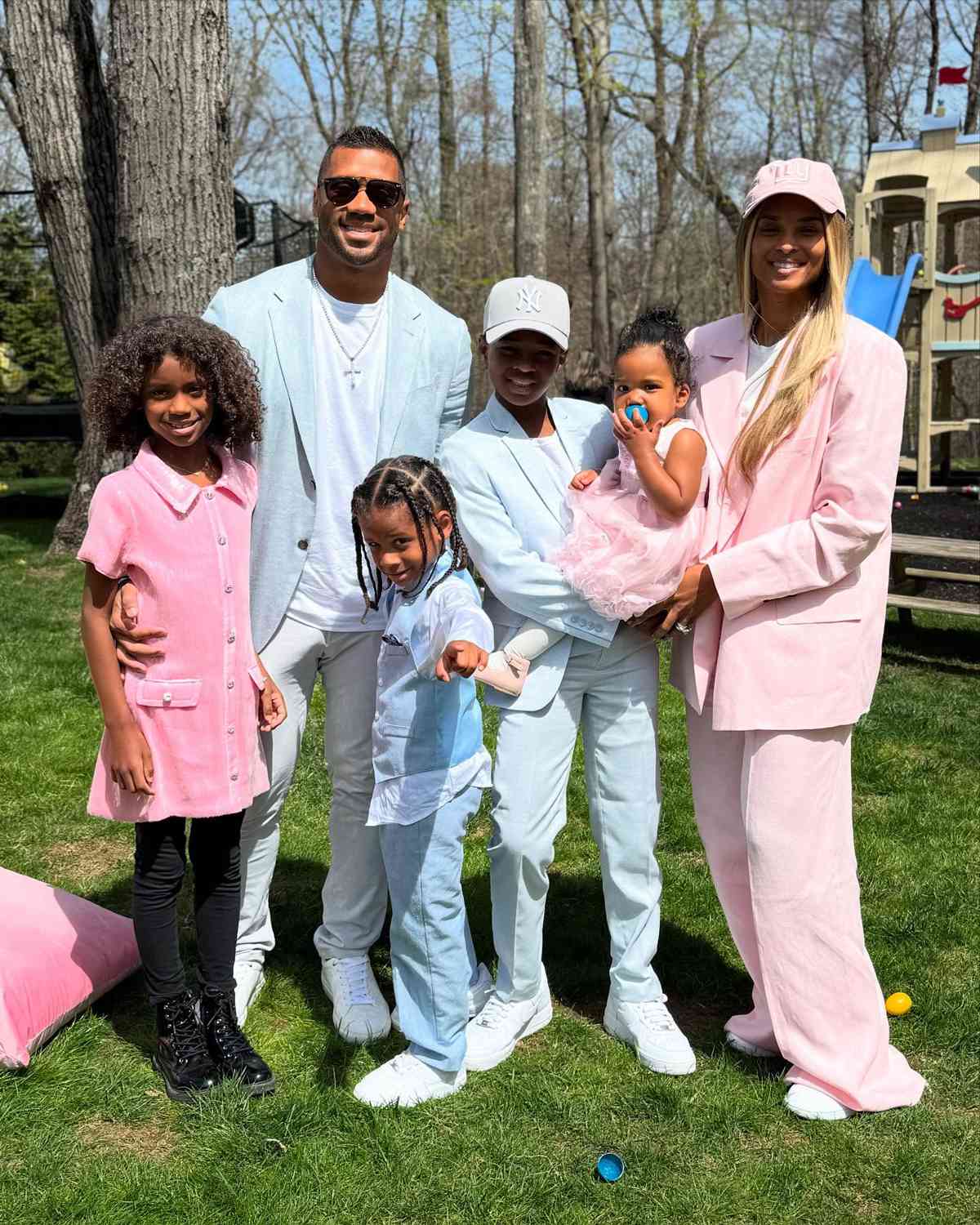 Russell Wilson, Ciara and family