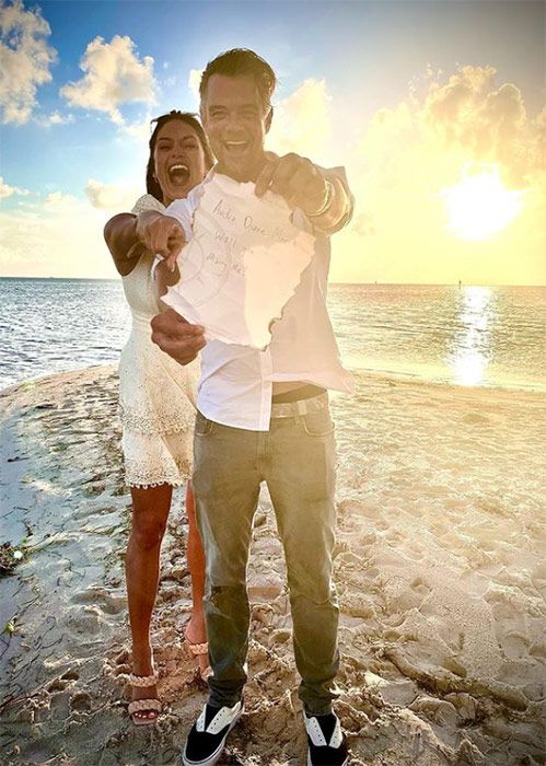 josh duhamel engagement