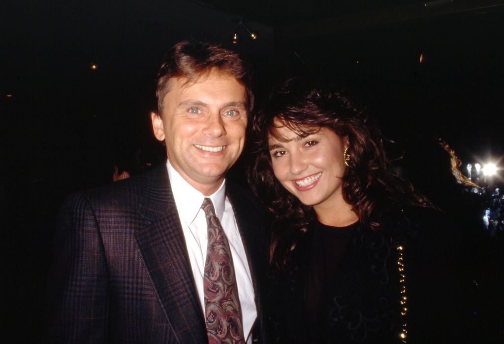 Pat Sajak and wife Lesly Brown in 1990