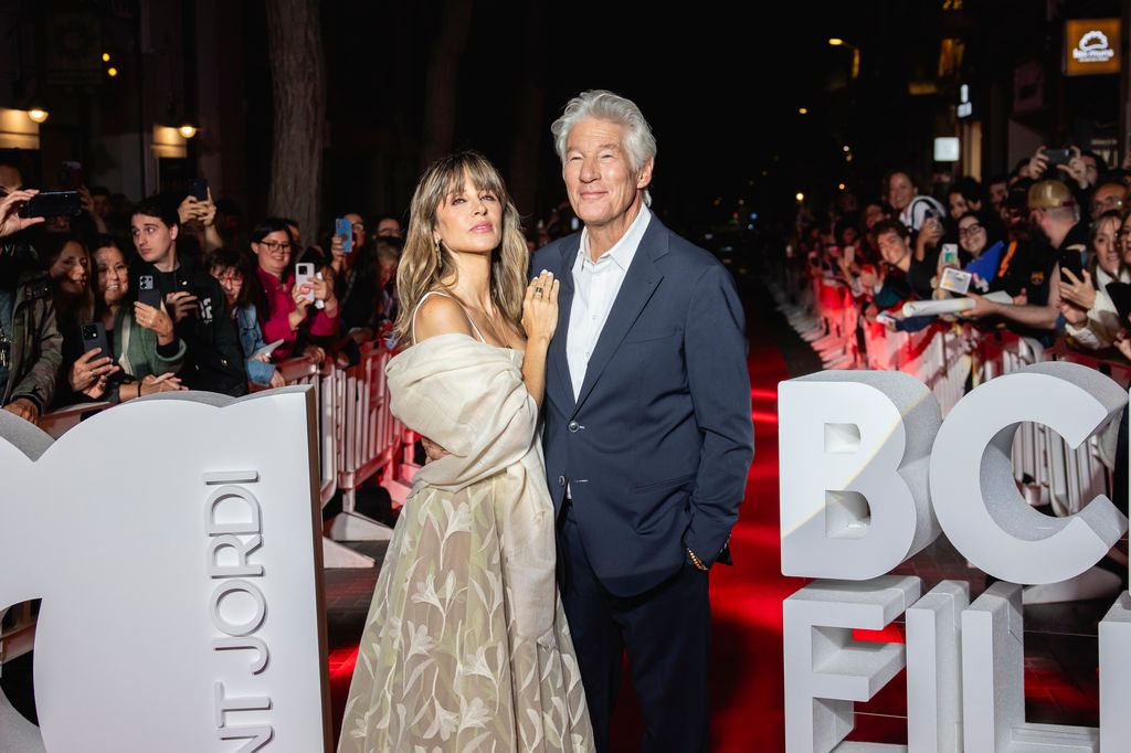 Alejandra Silva and Richard Gere on red carpet