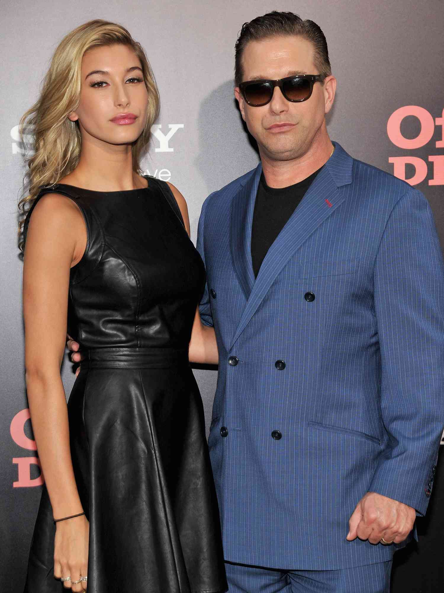 Hailey Rhode Baldwin and Stephen Baldwin at the New York premiere of 'One Direction: This Is Us' in 2013