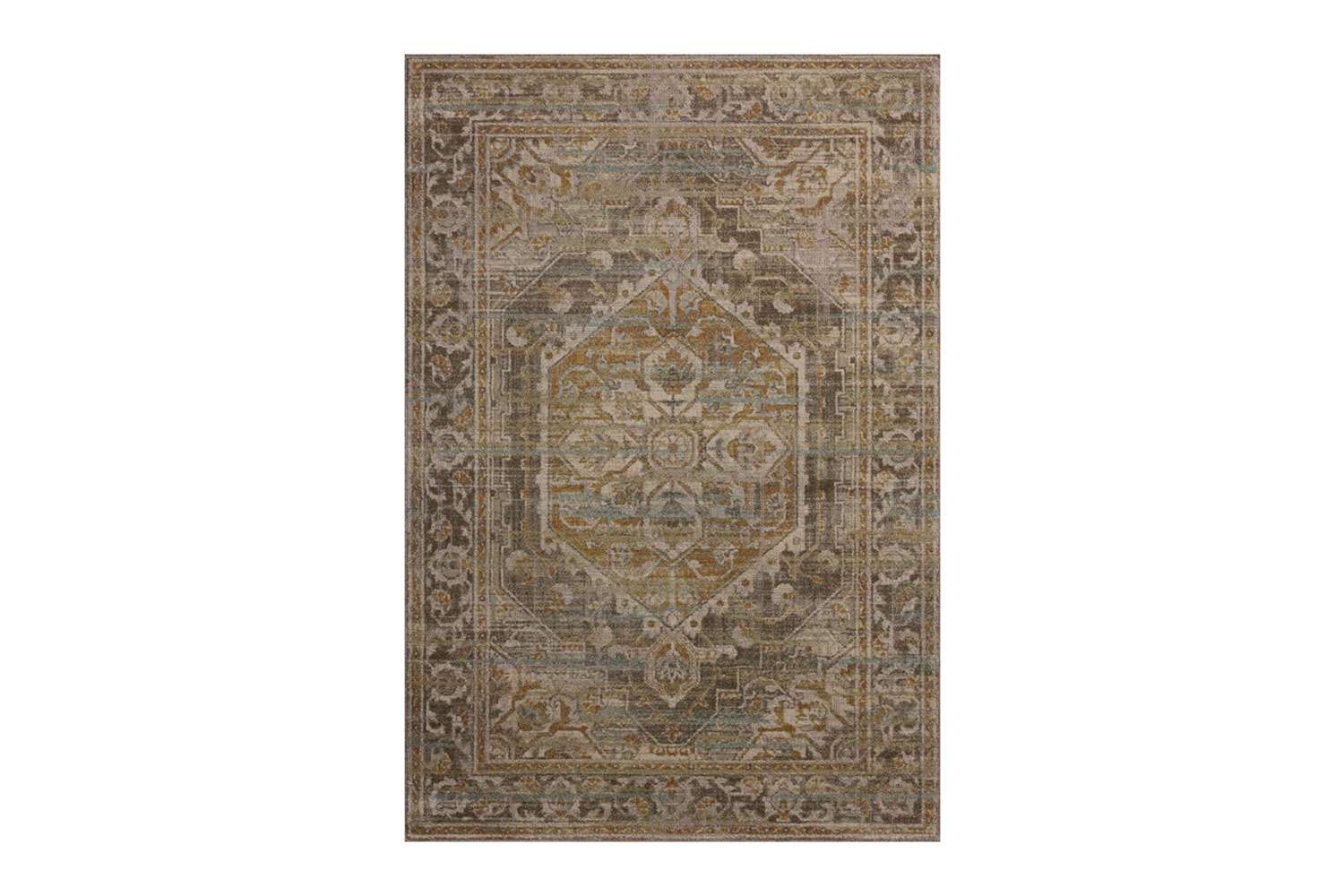 Magnolia Home by Joanna Gaines x Loloi Mona Brown Area Rug