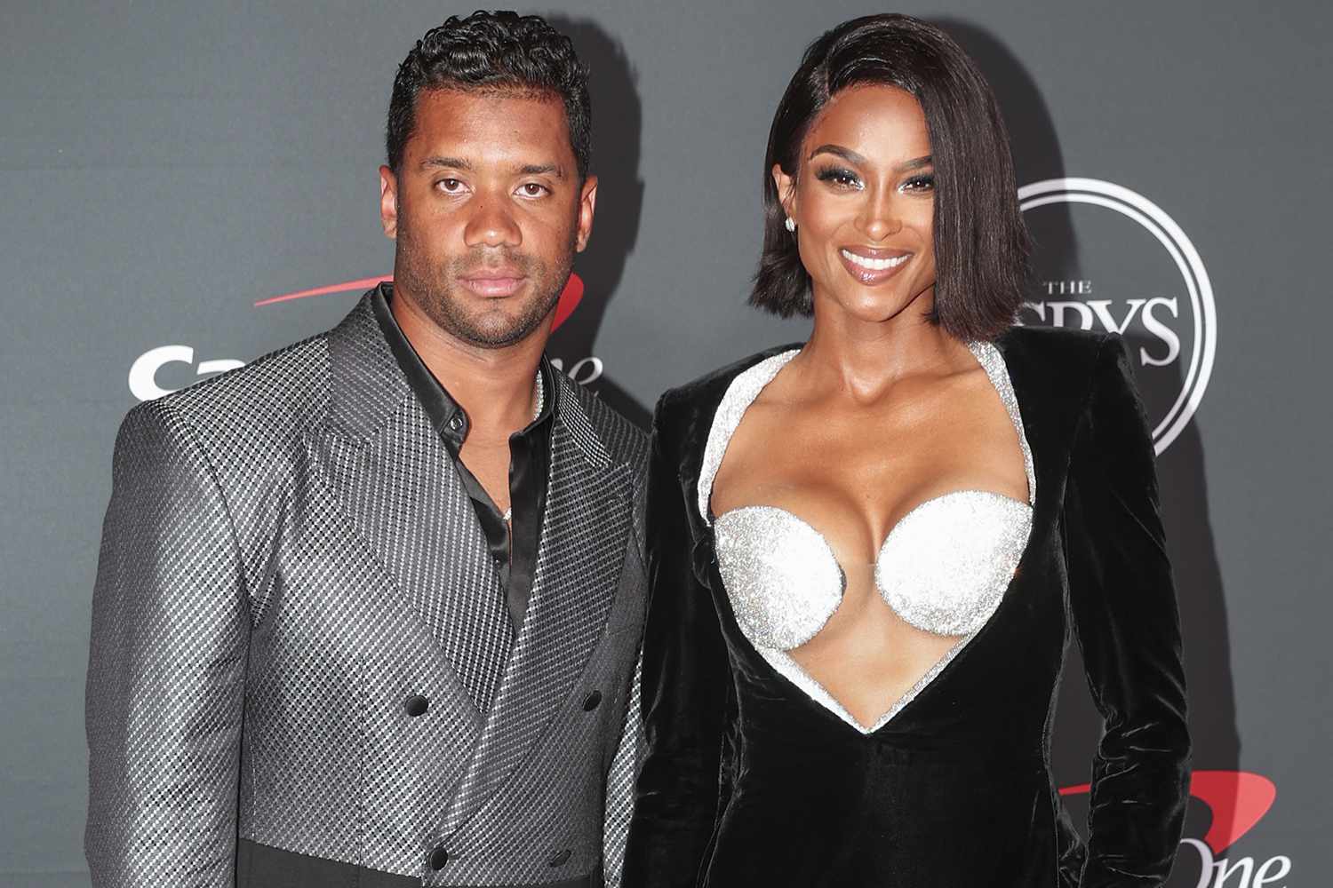 Russell Wilson and Ciara at The 2022 ESPYS