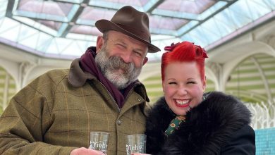 Dick and Angel Strawbridge's towering son is his father's spitting image in new photo