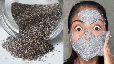 Chia seeds rice water mask that works perfectly on blackheads