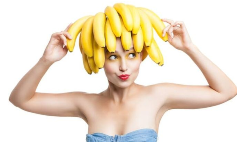 All about the banana hair masks to control frizz and shine