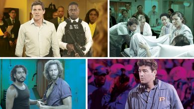 Clockwise from top left: Paradise, ER, Friday Night Lights and Lost