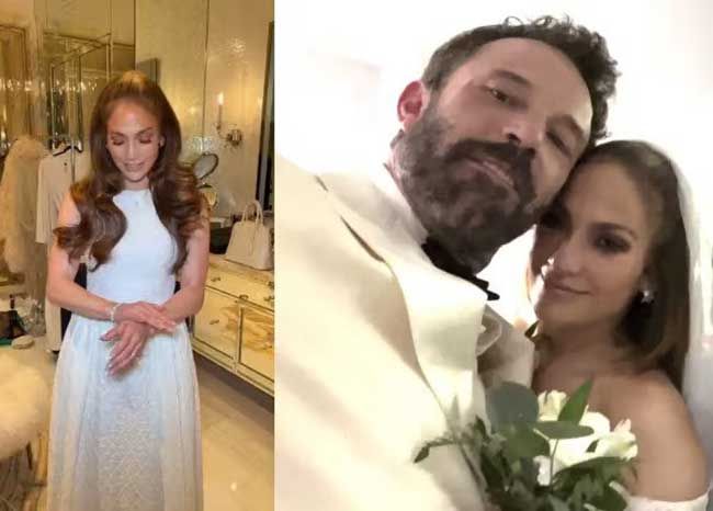 jennifer lopez ben affleck wedding
