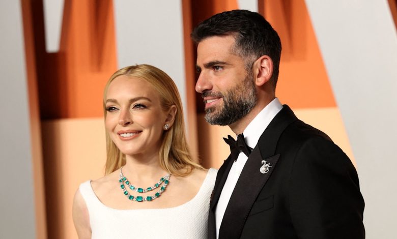 Lindsay Lohan teases baby no. 2 in rare glimpse of ultra-private home life