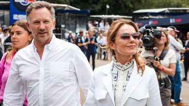 Geri Halliwell-Horner wows in skinny jeans as she puts on united front with husband Christian 