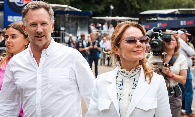 Geri Halliwell-Horner wows in skinny jeans as she puts on united front with husband Christian