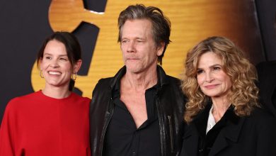 Kevin Bacon called out by Kyra Sedgwick and daughter Sosie in glimpse inside mid-century family home