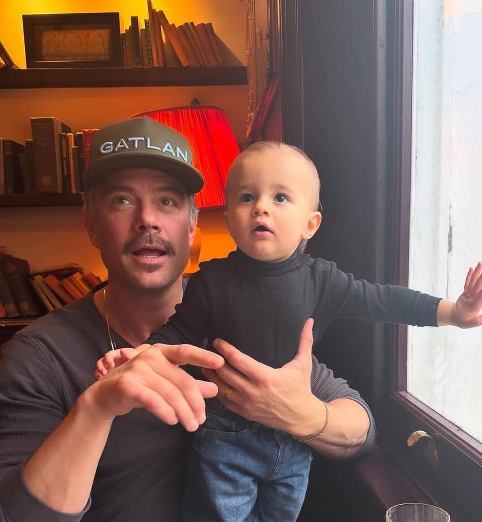 Photo shared by Josh Duhamel with his son with Audra Mari, Shepherd, who turned one January 2025