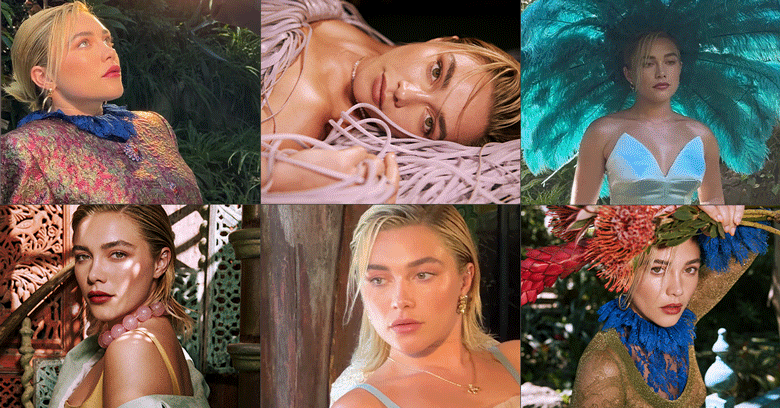 Florence Pugh's May Cover Still Lives Rent-Free in My Head—Here's Every Hair and Makeup Detail I'm Daydreaming About