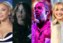 Beyoncé, Billie Eilish, Kendrick Lamar and Sabrina Carpenter