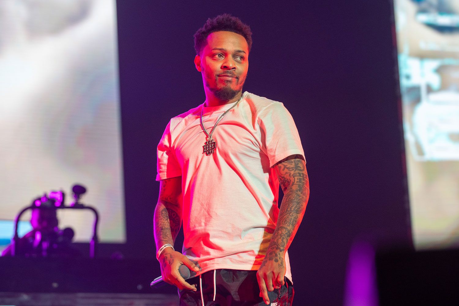 Bow Wow performs onstage during the 2025 Millennium Tour at Little Caesars Arena on March 08, 2025 in Detroit, Michigan. 