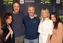 Emmanuelle Chriqui, Kevin Nealon, Philip Rosenthal, Malin Akerman and Jenna Dewan attend the Environmental Media Association IMPACT Summit 2025 Day 1, presented by Toyota, at Pendry West Hollywood on May 8.