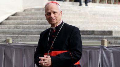 Cardinal Robert Francis Prevost at Pope Francis