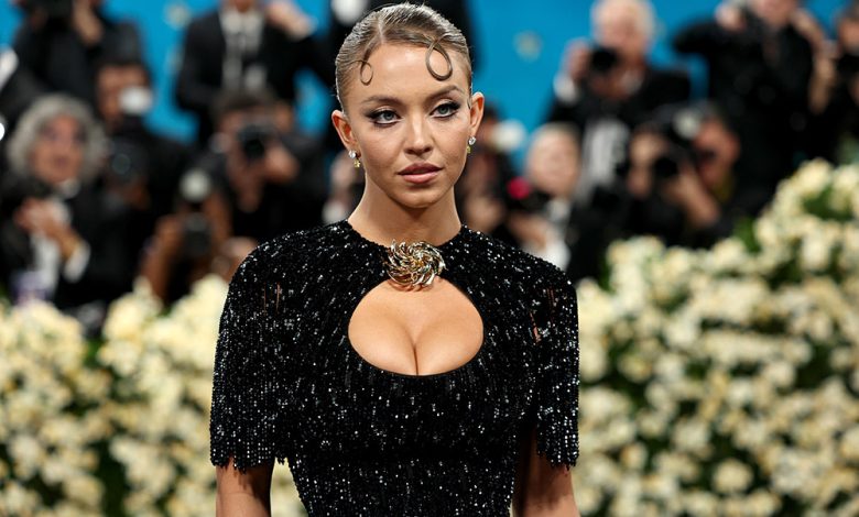 Sydney Sweeney attends the 2025 Met Gala Celebrating Superfine: Tailoring Black Style at Metropolitan Museum of Art on May 05, 2025 in New York City.