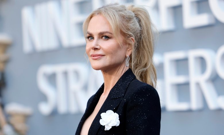 Nicole Kidman attends the Los Angeles premiere of Hulu