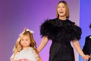 Jessica Biel Hits the Runway with her Niece Zaya in Honor of the Global Down Syndrome Foundation